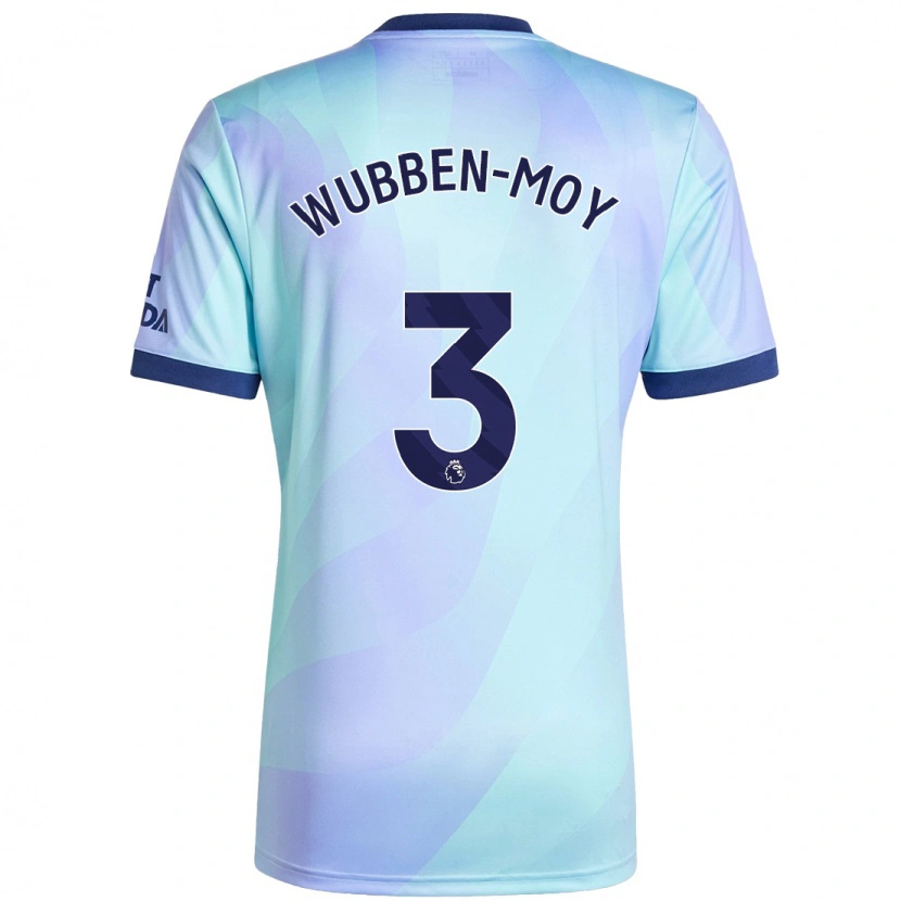 Danxen Heren Lotte Wubben-Moy #3 Aqua Thuisshirt Derde Tenue 2024/25 T-Shirt