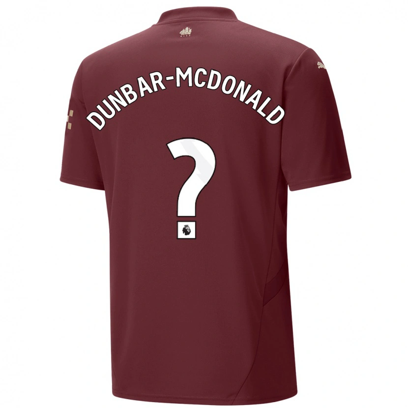 Danxen Heren Christian Dunbar-Mcdonald #0 Kastanjebruin Thuisshirt Derde Tenue 2024/25 T-Shirt