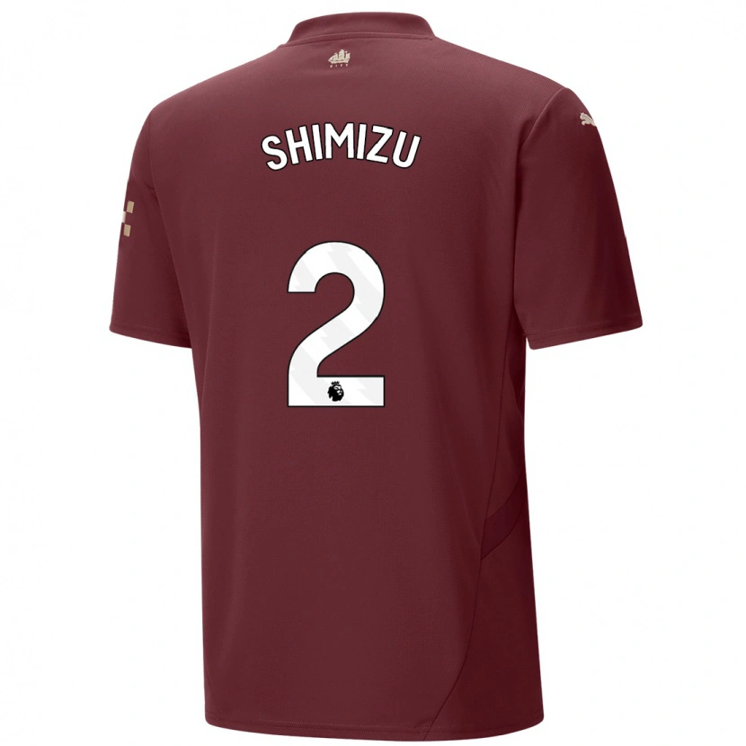 Danxen Heren Risa Shimizu #2 Kastanjebruin Thuisshirt Derde Tenue 2024/25 T-Shirt