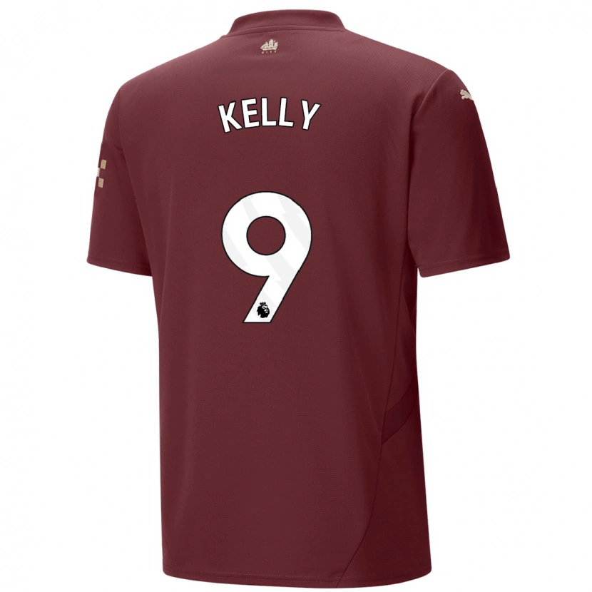 Danxen Heren Chloe Kelly #9 Kastanjebruin Thuisshirt Derde Tenue 2024/25 T-Shirt