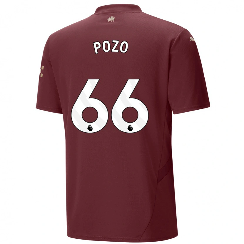 Danxen Heren Iker Pozo #66 Kastanjebruin Thuisshirt Derde Tenue 2024/25 T-Shirt