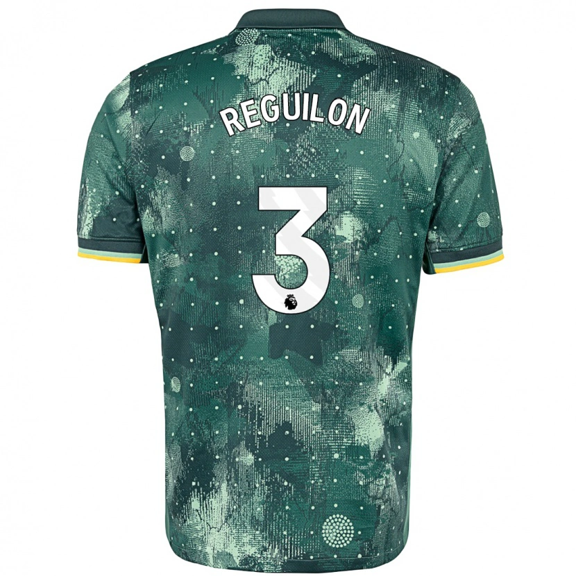 Danxen Heren Sergio Reguilón #3 Muntgroen Thuisshirt Derde Tenue 2024/25 T-Shirt