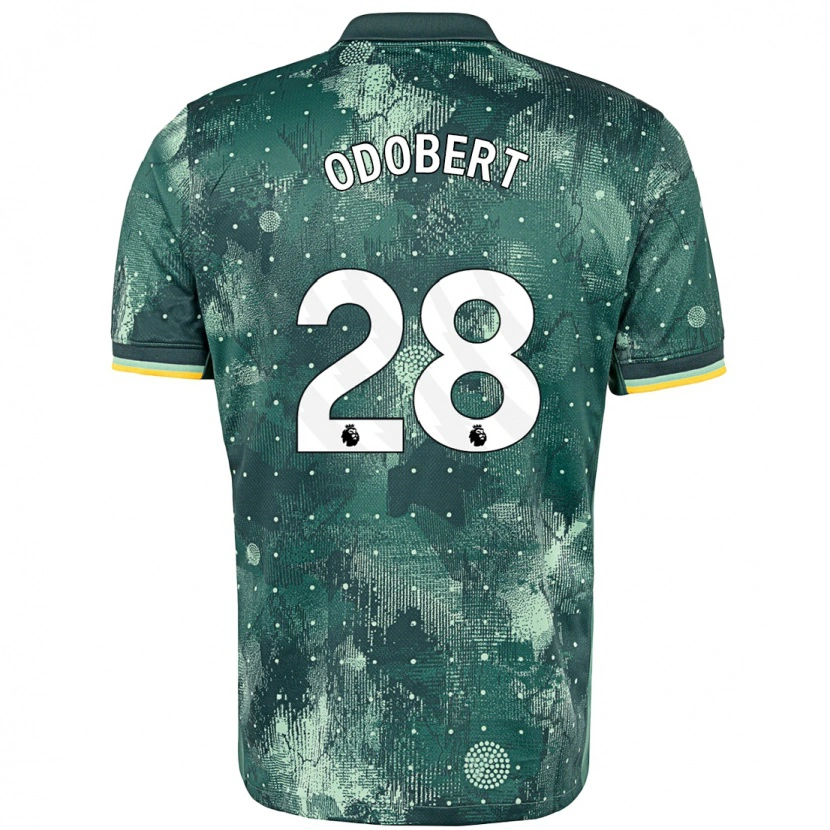 Danxen Heren Wilson Odobert #28 Muntgroen Thuisshirt Derde Tenue 2024/25 T-Shirt