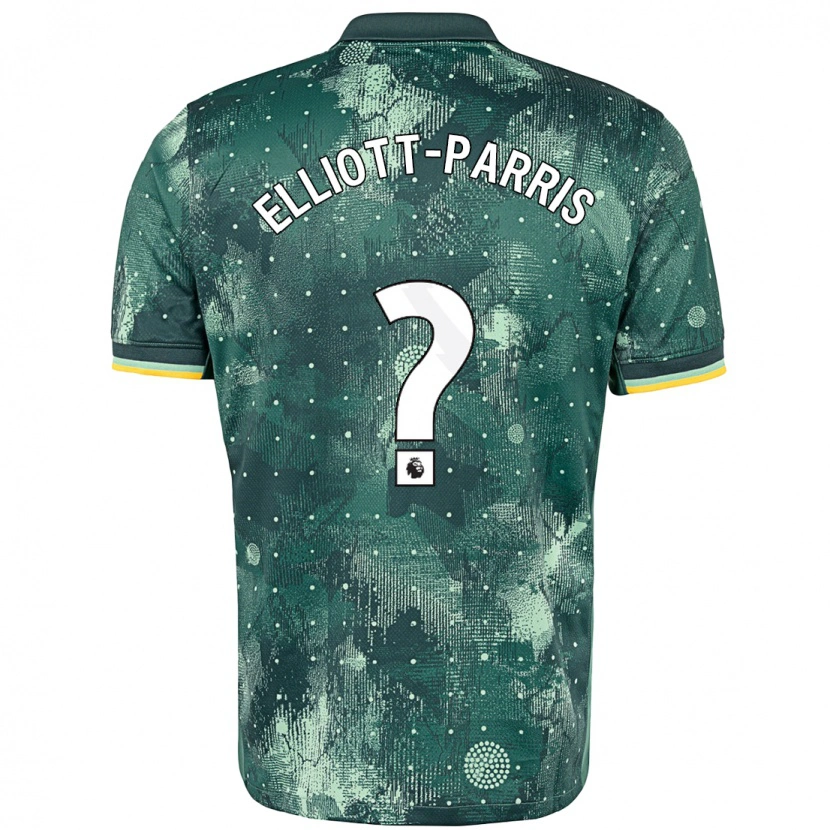 Danxen Heren Reiss Elliott-Parris #0 Muntgroen Thuisshirt Derde Tenue 2024/25 T-Shirt