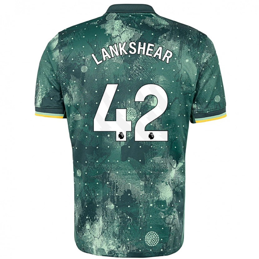 Danxen Heren Will Lankshear #42 Muntgroen Thuisshirt Derde Tenue 2024/25 T-Shirt