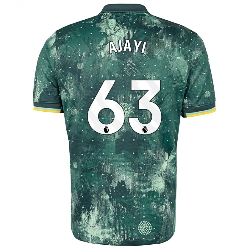 Danxen Heren Damola Ajayi #63 Muntgroen Thuisshirt Derde Tenue 2024/25 T-Shirt