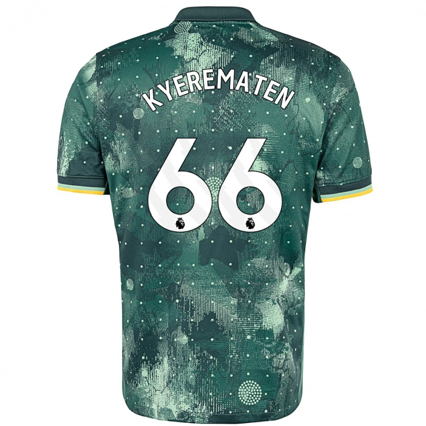 Danxen Heren Rio Kyerematen #66 Muntgroen Thuisshirt Derde Tenue 2024/25 T-Shirt