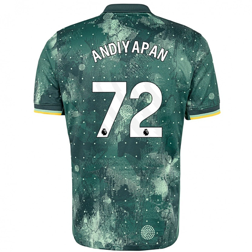 Danxen Heren William Andiyapan #72 Muntgroen Thuisshirt Derde Tenue 2024/25 T-Shirt