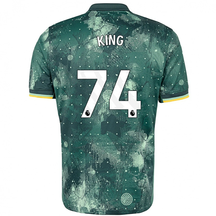 Danxen Heren Maeson King #74 Muntgroen Thuisshirt Derde Tenue 2024/25 T-Shirt