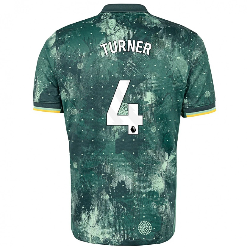 Danxen Heren Amy Turner #4 Muntgroen Thuisshirt Derde Tenue 2024/25 T-Shirt