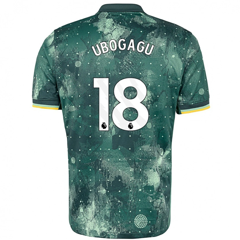 Danxen Heren Chioma Ubogagu #18 Muntgroen Thuisshirt Derde Tenue 2024/25 T-Shirt