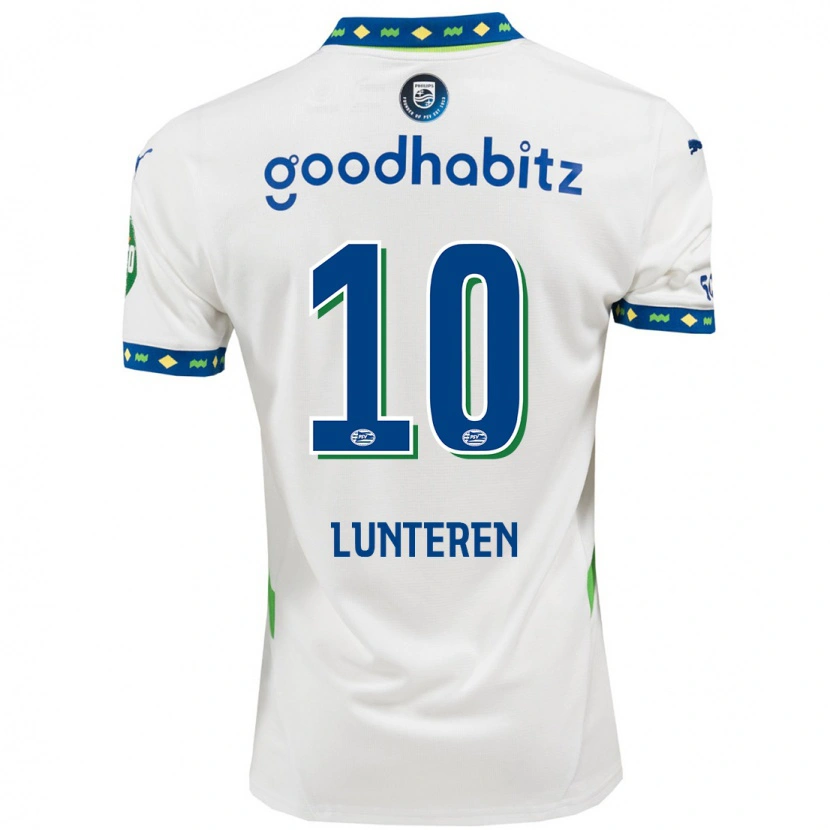 Danxen Heren Desiree Van Lunteren #10 Wit Donkerblauw Thuisshirt Derde Tenue 2024/25 T-Shirt