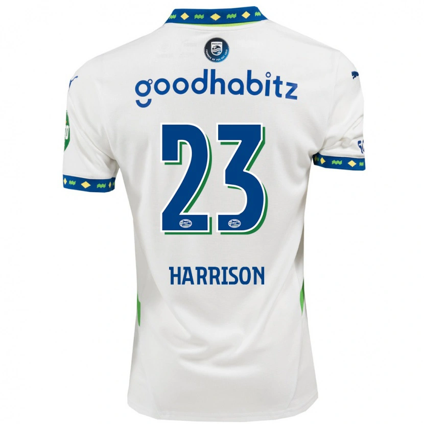 Danxen Heren Amy Harrison #23 Wit Donkerblauw Thuisshirt Derde Tenue 2024/25 T-Shirt