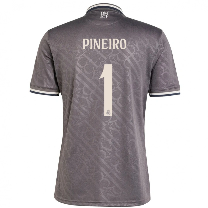 Danxen Heren Diego Piñeiro #1 Houtskool Thuisshirt Derde Tenue 2024/25 T-Shirt