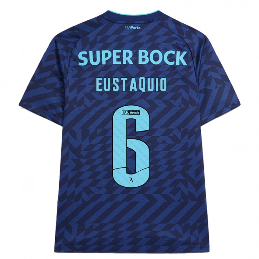 Danxen Heren Stephen Eustaquio #6 Marineblauw Thuisshirt Derde Tenue 2024/25 T-Shirt