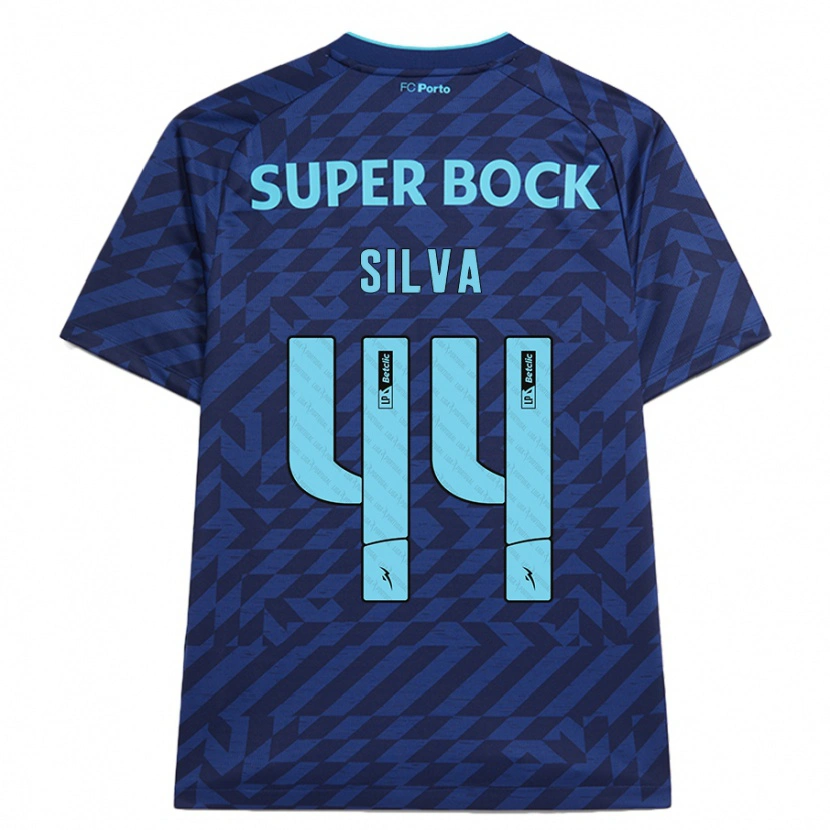 Danxen Heren Felipe Silva #44 Marineblauw Thuisshirt Derde Tenue 2024/25 T-Shirt