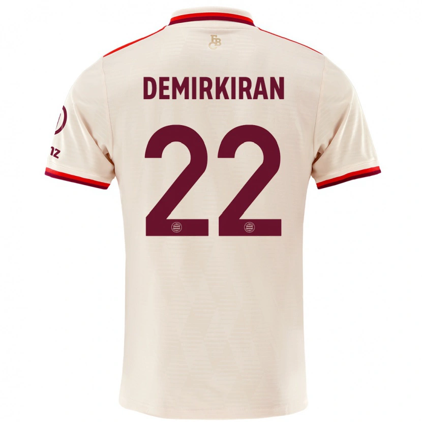 Danxen Heren Ediz Demirkiran #22 Linen Thuisshirt Derde Tenue 2024/25 T-Shirt