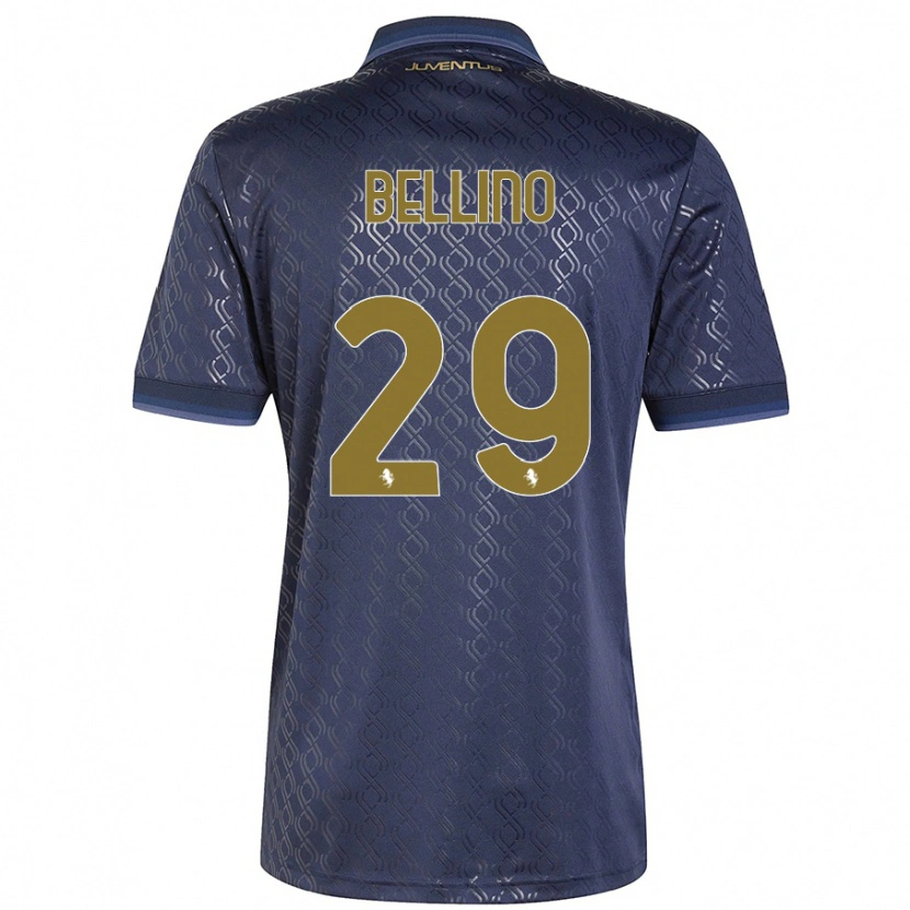 Danxen Heren Filippo Bellino #29 Marineblauw Thuisshirt Derde Tenue 2024/25 T-Shirt