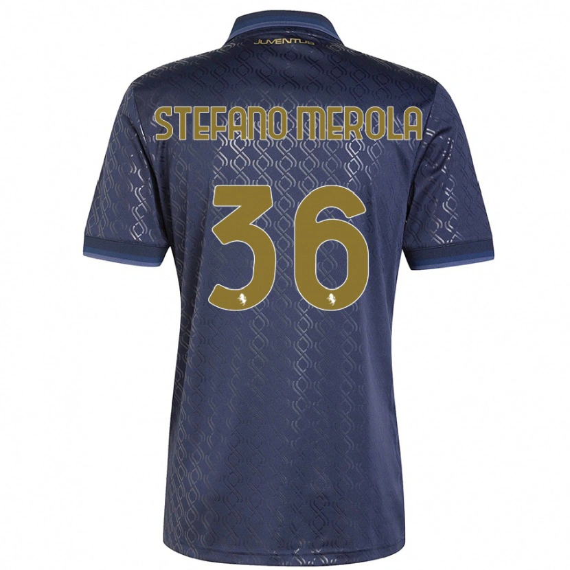 Danxen Heren Antonio Stefano Merola #36 Marineblauw Thuisshirt Derde Tenue 2024/25 T-Shirt