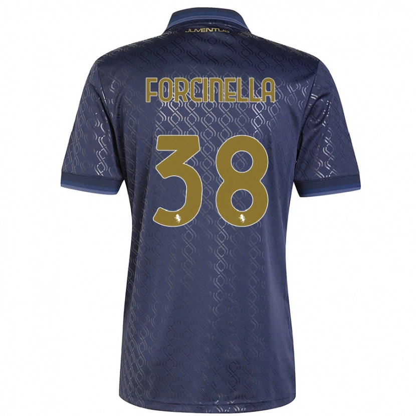 Danxen Heren Camilla Forcinella #38 Marineblauw Thuisshirt Derde Tenue 2024/25 T-Shirt