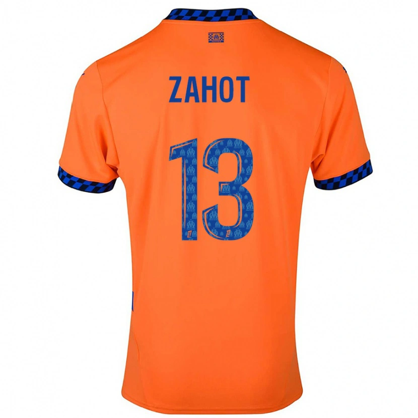 Danxen Heren Sarah Zahot #13 Oranje Donkerblauw Thuisshirt Derde Tenue 2024/25 T-Shirt