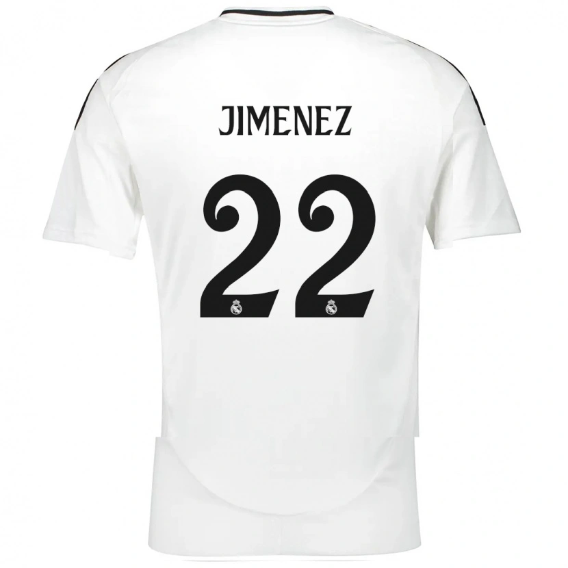 Danxen Dames David Jiménez #22 Wit Thuisshirt Thuistenue 2024/25 T-Shirt