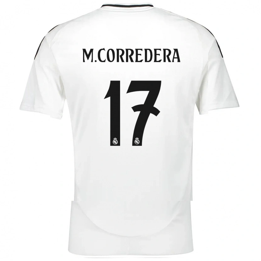 Danxen Dames Marta Corredera #17 Wit Thuisshirt Thuistenue 2024/25 T-Shirt