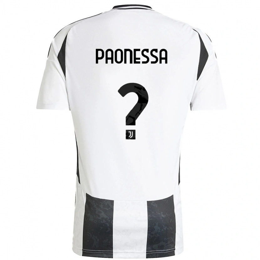 Danxen Dames Riccardo Paonessa #0 Wit Zwart Thuisshirt Thuistenue 2024/25 T-Shirt