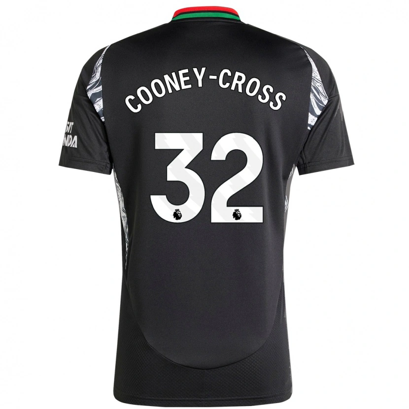 Danxen Dames Kyra Cooney-Cross #32 Zwart Uitshirt Uittenue 2024/25 T-Shirt