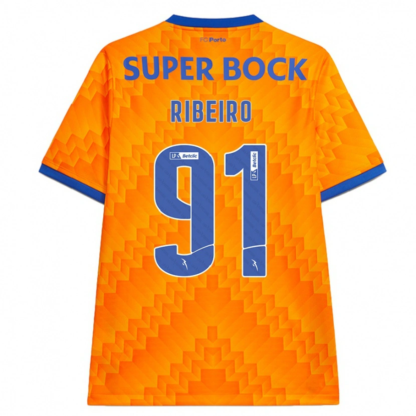 Danxen Dames Gonçalo Ribeiro #91 Oranje Uitshirt Uittenue 2024/25 T-Shirt