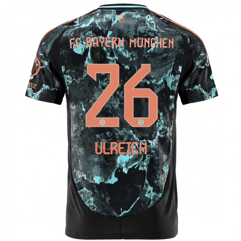 Danxen Dames Sven Ulreich #26 Zwart Uitshirt Uittenue 2024/25 T-Shirt