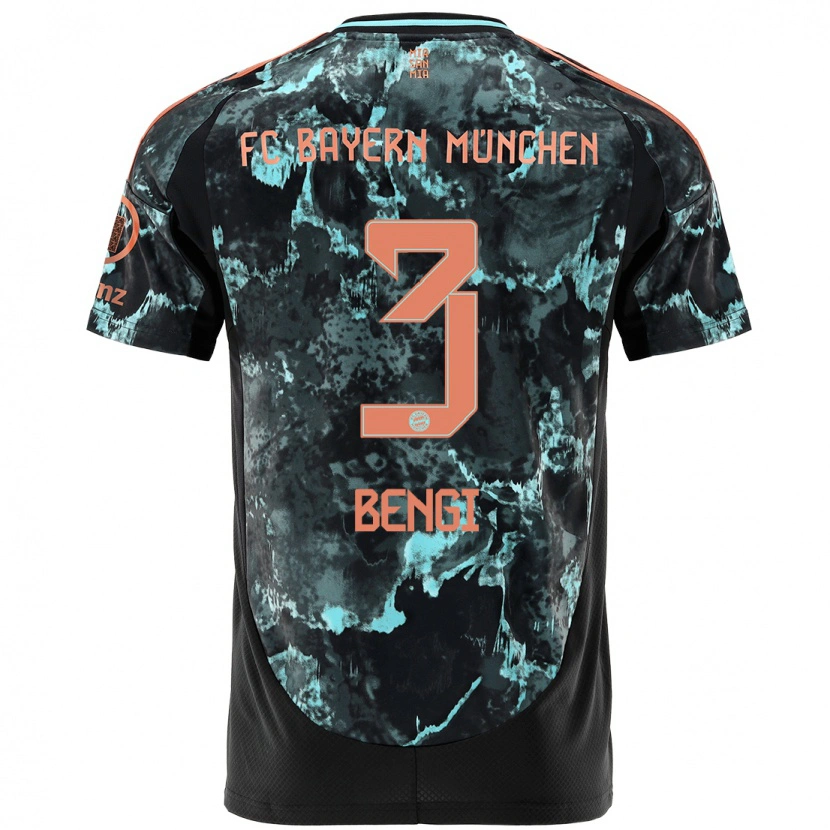 Danxen Dames Kaan Bengi #3 Zwart Uitshirt Uittenue 2024/25 T-Shirt