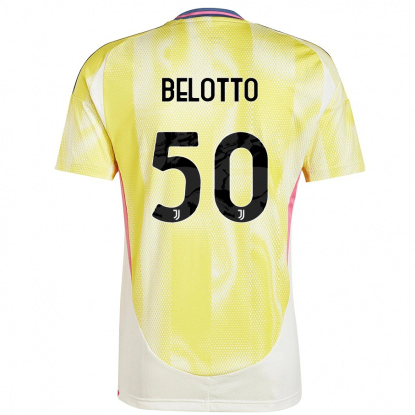 Danxen Dames Soledad Belotto #50 Zonnig Geel Uitshirt Uittenue 2024/25 T-Shirt