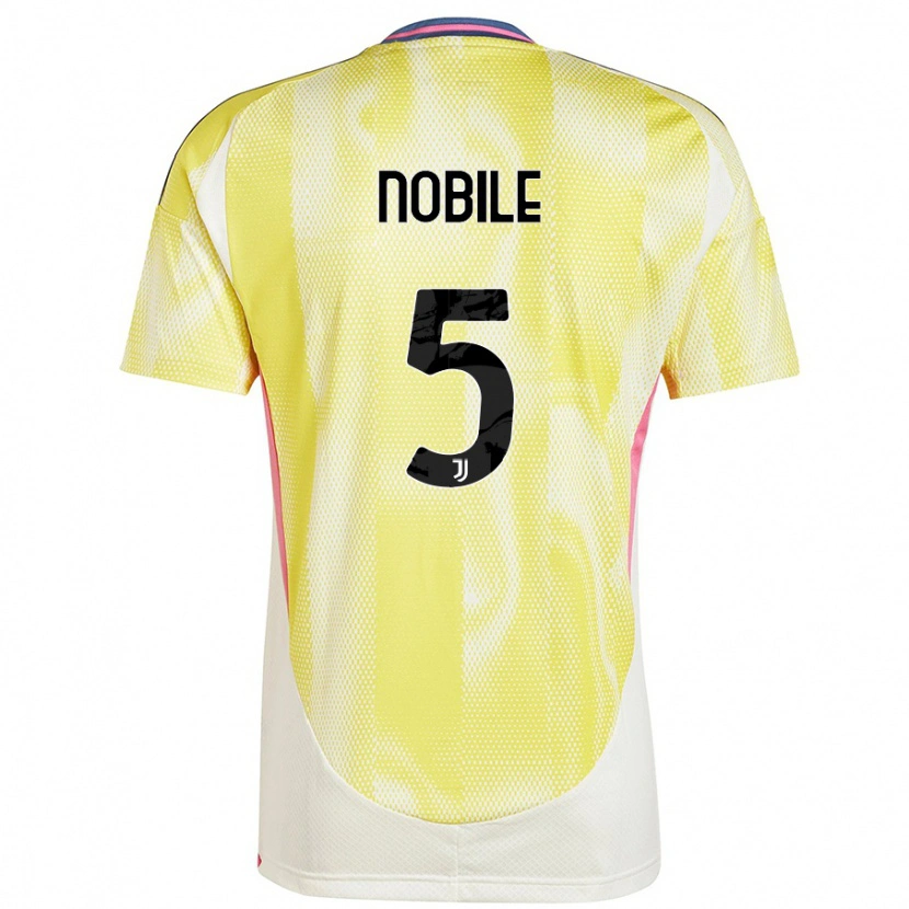 Danxen Dames Riccardo Nobile #5 Zonnig Geel Uitshirt Uittenue 2024/25 T-Shirt