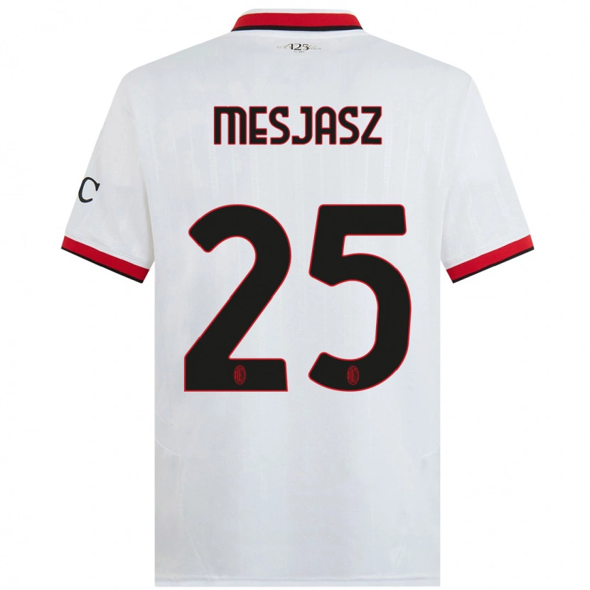 Danxen Dames Małgorzata Mesjasz #25 Wit Zwart Rood Uitshirt Uittenue 2024/25 T-Shirt