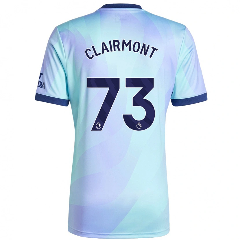 Danxen Dames Reece Clairmont #73 Aqua Thuisshirt Derde Tenue 2024/25 T-Shirt