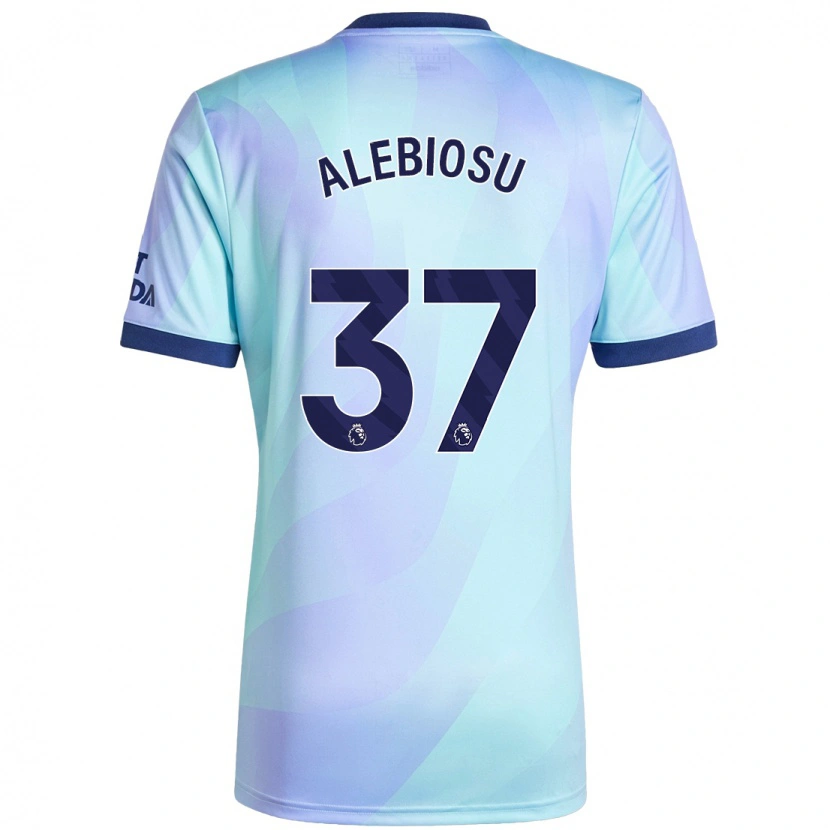 Danxen Dames Ryan Alebiosu #37 Aqua Thuisshirt Derde Tenue 2024/25 T-Shirt