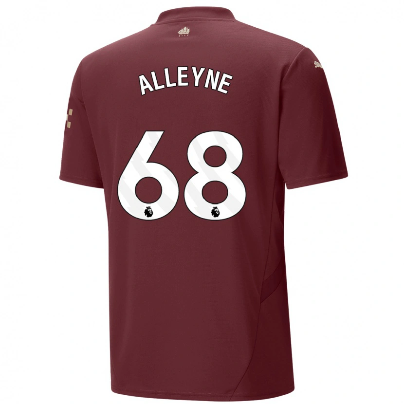 Danxen Dames Max Alleyne #68 Kastanjebruin Thuisshirt Derde Tenue 2024/25 T-Shirt