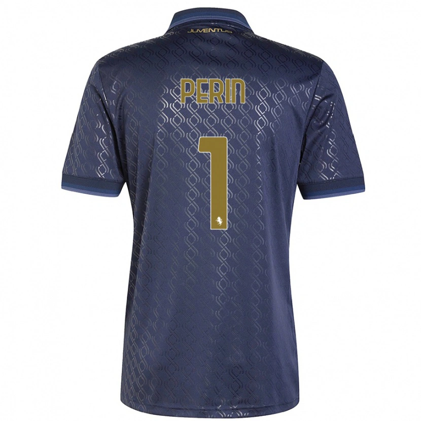 Danxen Dames Mattia Perin #1 Marineblauw Thuisshirt Derde Tenue 2024/25 T-Shirt