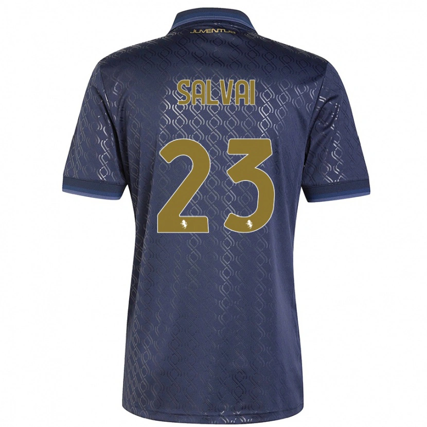 Danxen Dames Cecilia Salvai #23 Marineblauw Thuisshirt Derde Tenue 2024/25 T-Shirt