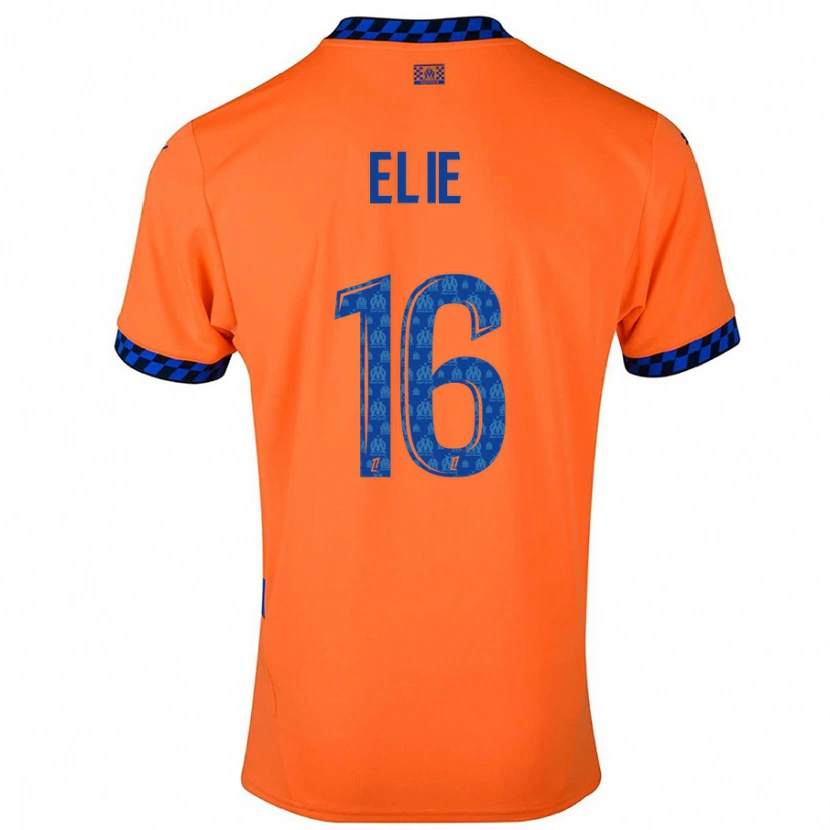 Danxen Dames Anaïs Elie #16 Oranje Donkerblauw Thuisshirt Derde Tenue 2024/25 T-Shirt