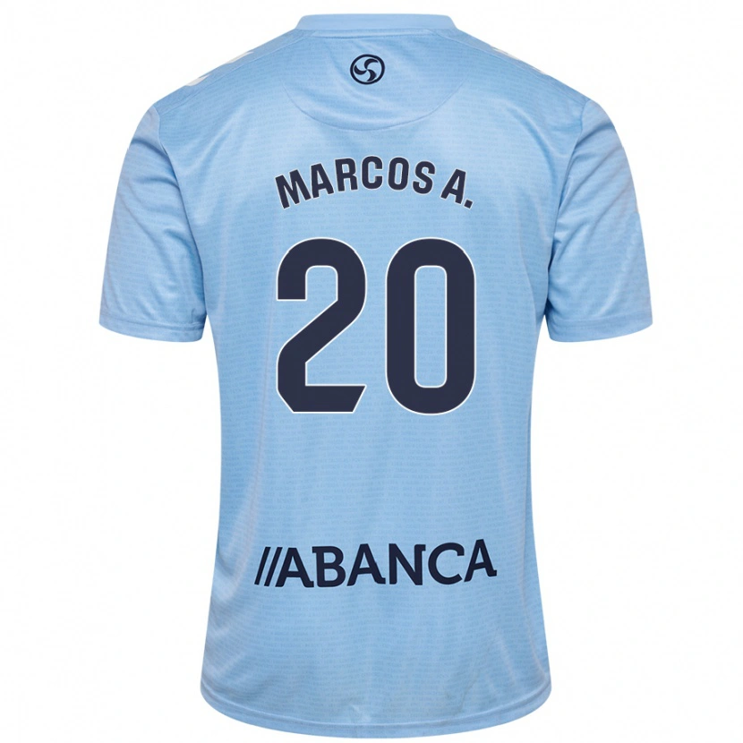 Danxen Kinderen Marcos Alonso #20 Blauw Rood Thuisshirt Thuistenue 2024/25 T-Shirt