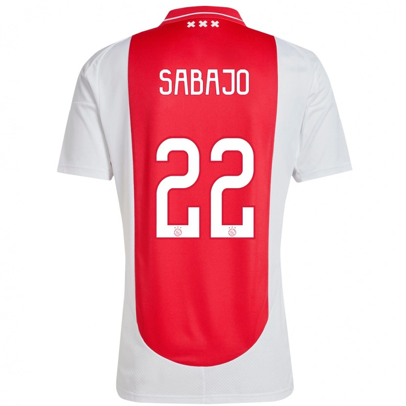 Danxen Kinderen Quinty Sabajo #22 Rood Wit Thuisshirt Thuistenue 2024/25 T-Shirt