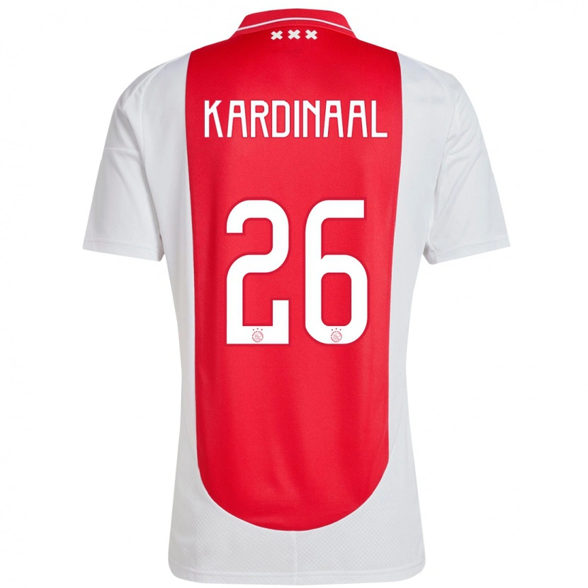 Danxen Kinderen Isa Kardinaal #26 Rood Wit Thuisshirt Thuistenue 2024/25 T-Shirt