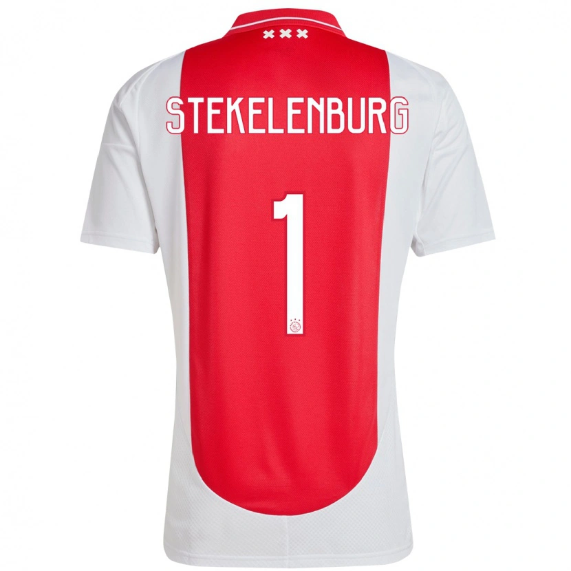 Danxen Kinderen Maarten Stekelenburg #1 Rood Wit Thuisshirt Thuistenue 2024/25 T-Shirt