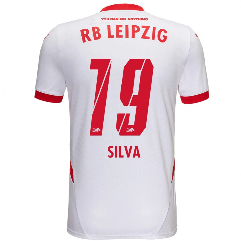 Danxen Kinderen André Silva #19 Wit Rood Thuisshirt Thuistenue 2024/25 T-Shirt