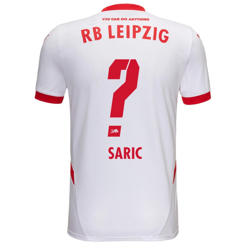 Danxen Kinderen Lucio Saric #0 Wit Rood Thuisshirt Thuistenue 2024/25 T-Shirt