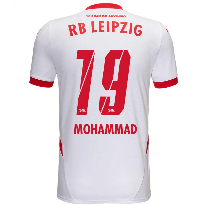 Danxen Kinderen Sammy Mohammad #19 Wit Rood Thuisshirt Thuistenue 2024/25 T-Shirt