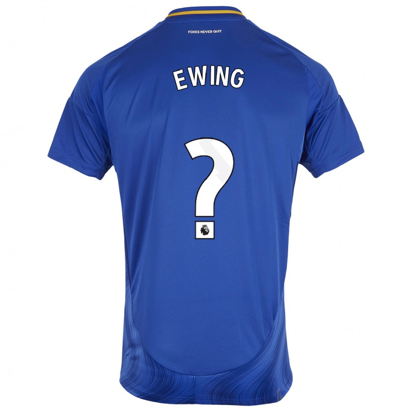 Danxen Kinderen Oliver Ewing #0 Blauw Wit Thuisshirt Thuistenue 2024/25 T-Shirt