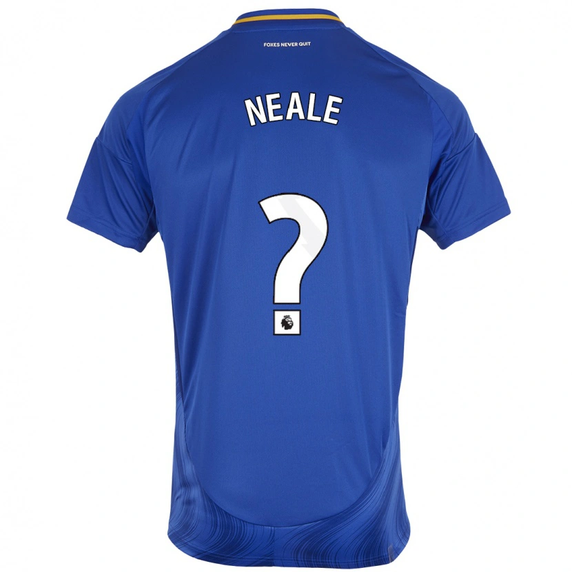 Danxen Kinderen Tommy Neale #0 Blauw Wit Thuisshirt Thuistenue 2024/25 T-Shirt